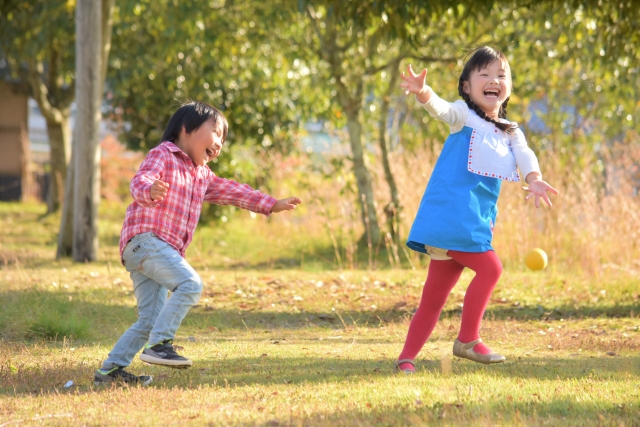 子ども二人